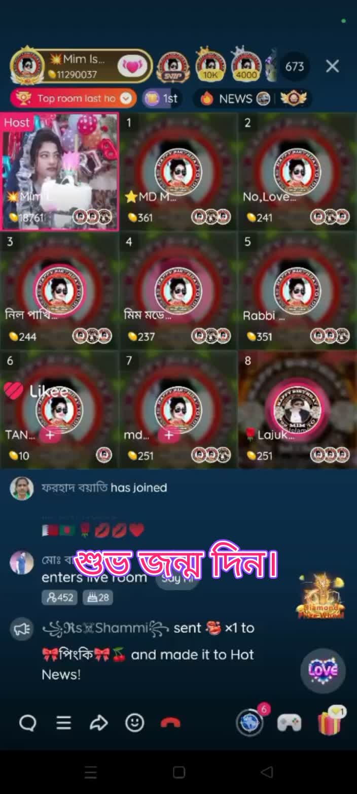 শুভ জন্ম দিন।