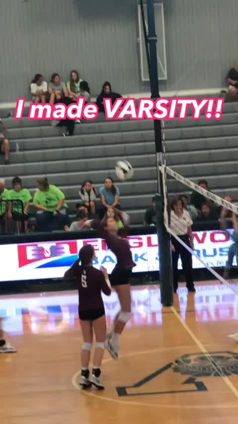 I made VARSITY!!